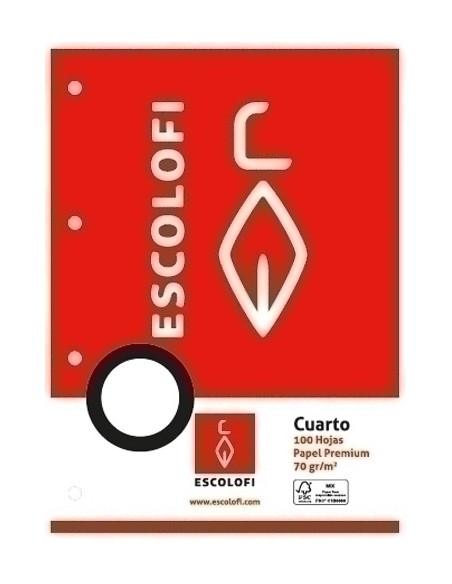 RECAMBIO ESCOLOFI 4º 100h 4 TAL. CD.8